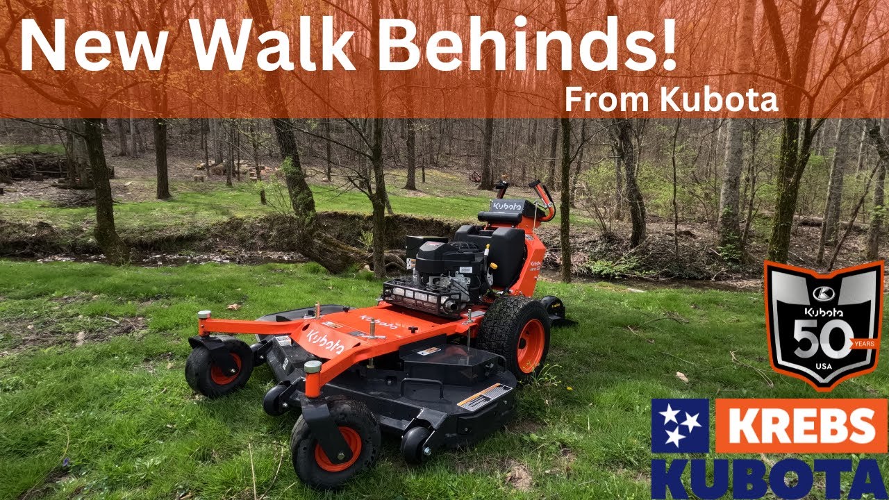 New Walk Behinds from Kubota!