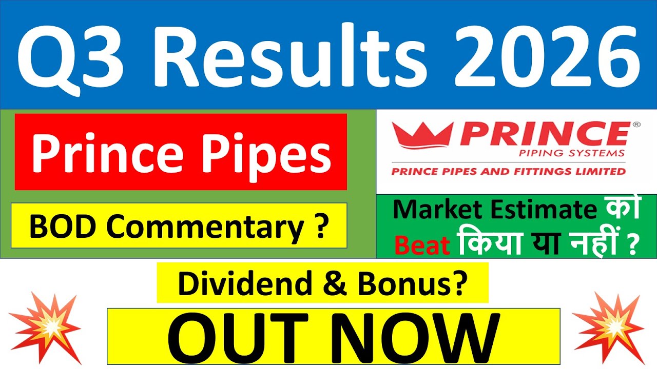 Prince Pipes q3 results 2026 | Prince Pipes results today | Prince Pipes Share News | Prince Pipes