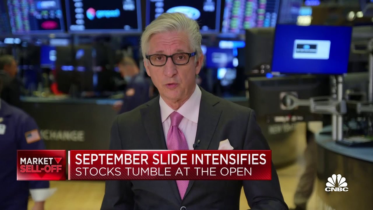 September slide intensifies as stocks tumble at market open