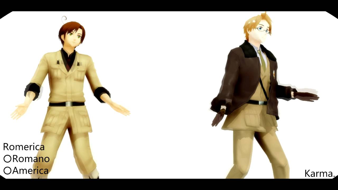 【MMD】Hetalia Duo's - Childish War || 60 Duo's||