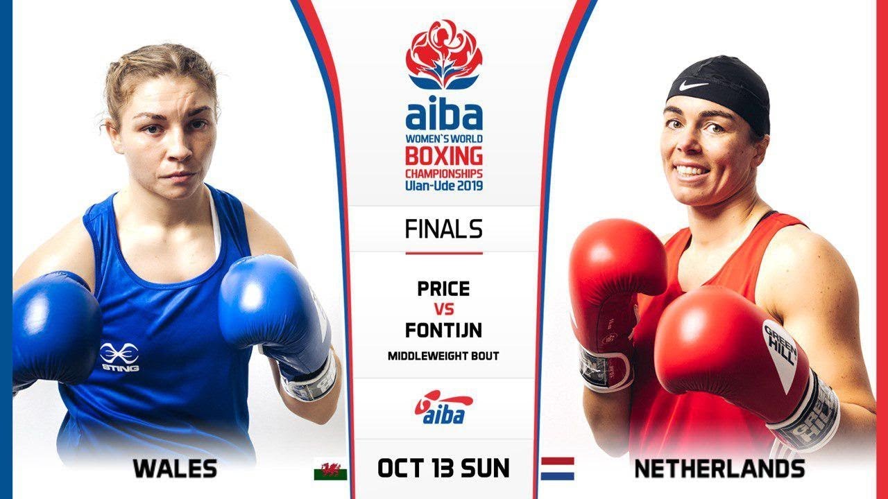 Finals (W75kg) FONTIJN Nouchka (NED) vs PRICE Lauren (WAL) / AIBA WWCHs Ulan Ude 2019