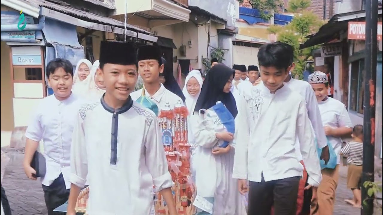 MERIAH DAN BERKESAN ! TARHIB RAMADHAN I SD KHAIRUNNAS SURABAYA KIRAB SNACK TOWER MASJID