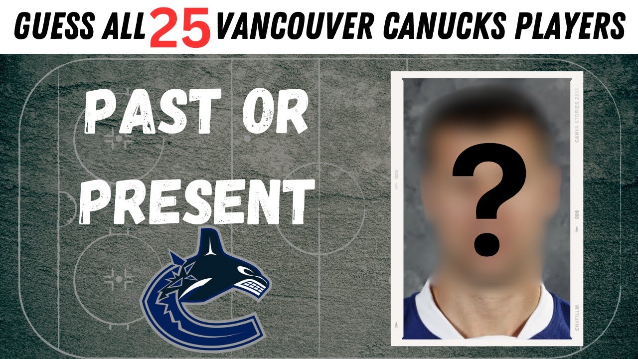 Guess All 25 Vancouver Canucks Hockey Players Past or Present