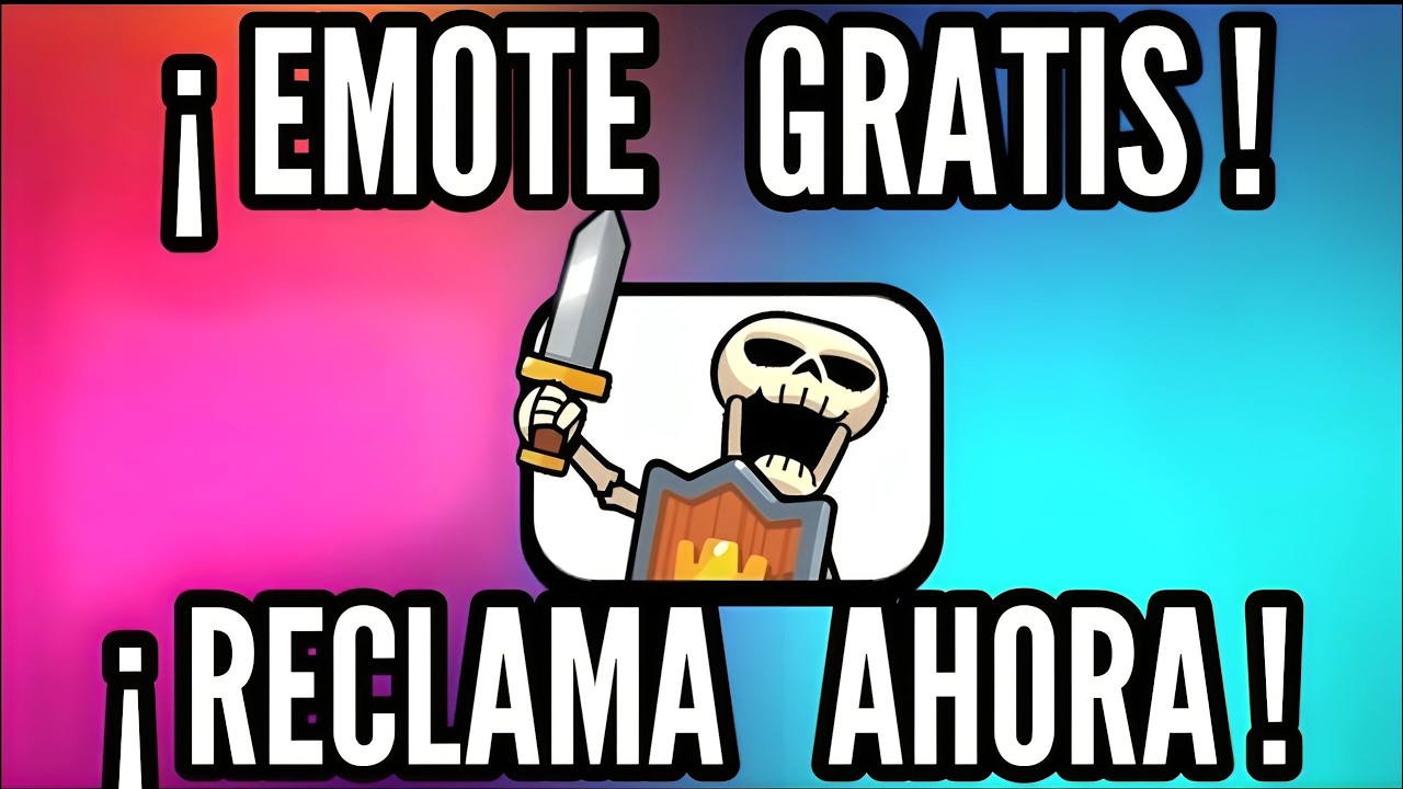 ¡RECLAMA GRATIS el NUEVO EMOTE de Clash Royale + 9 Cofres de Temporada! 🎁🔥