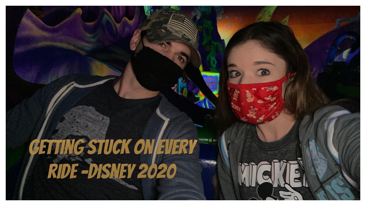 Getting Stuck on every ride Disney 2020
