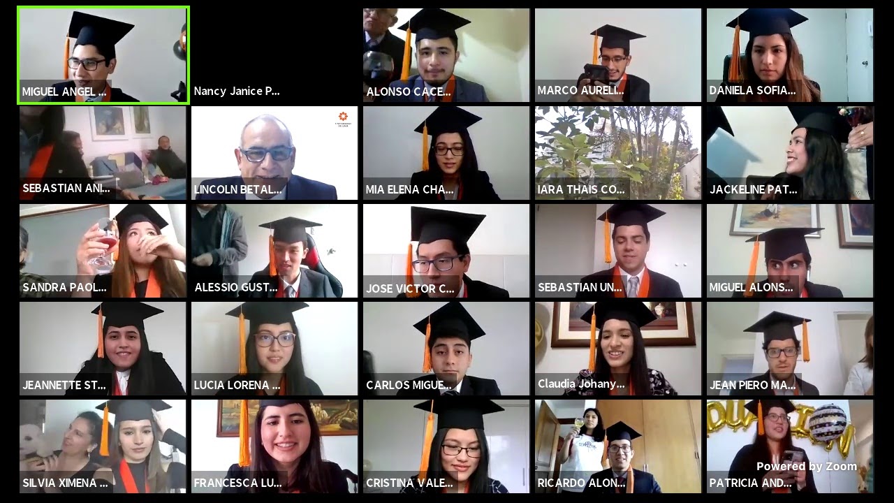 ULIMA - Ceremonia virtual de graduación de la Carrera de Ingeniería Industrial Ulima 2020-1