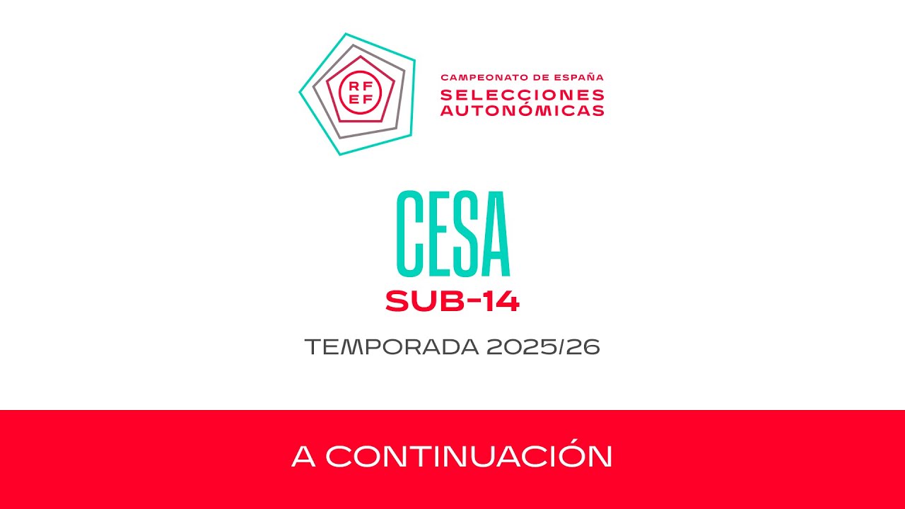 22 Selección Andaluza - Selección Catalana  I CESA Masculinas SUB 14 01/11/2025  I 🔴RFEF