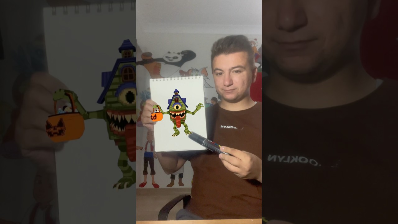 Roblox Steal a Brainrot - La Casa Boo Character Drawing 😱
