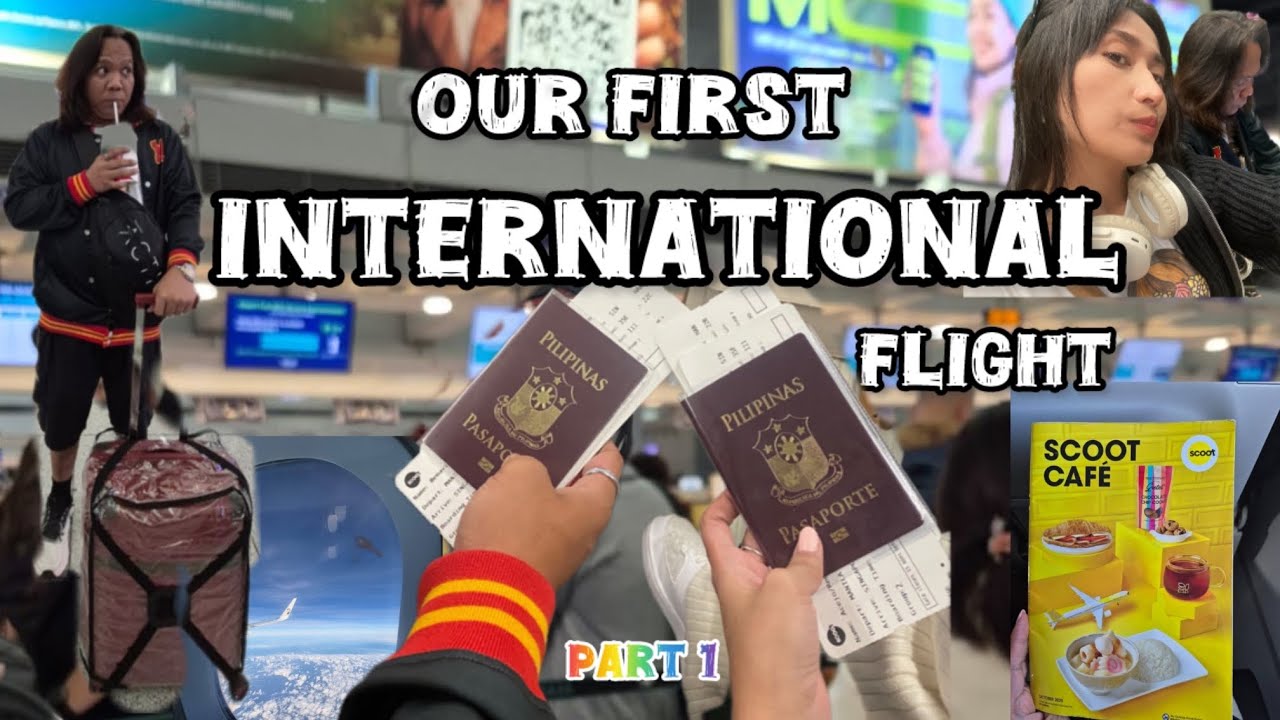 International Flight Experience + Singapore Layover Travel Vlog with Scoot Airlines