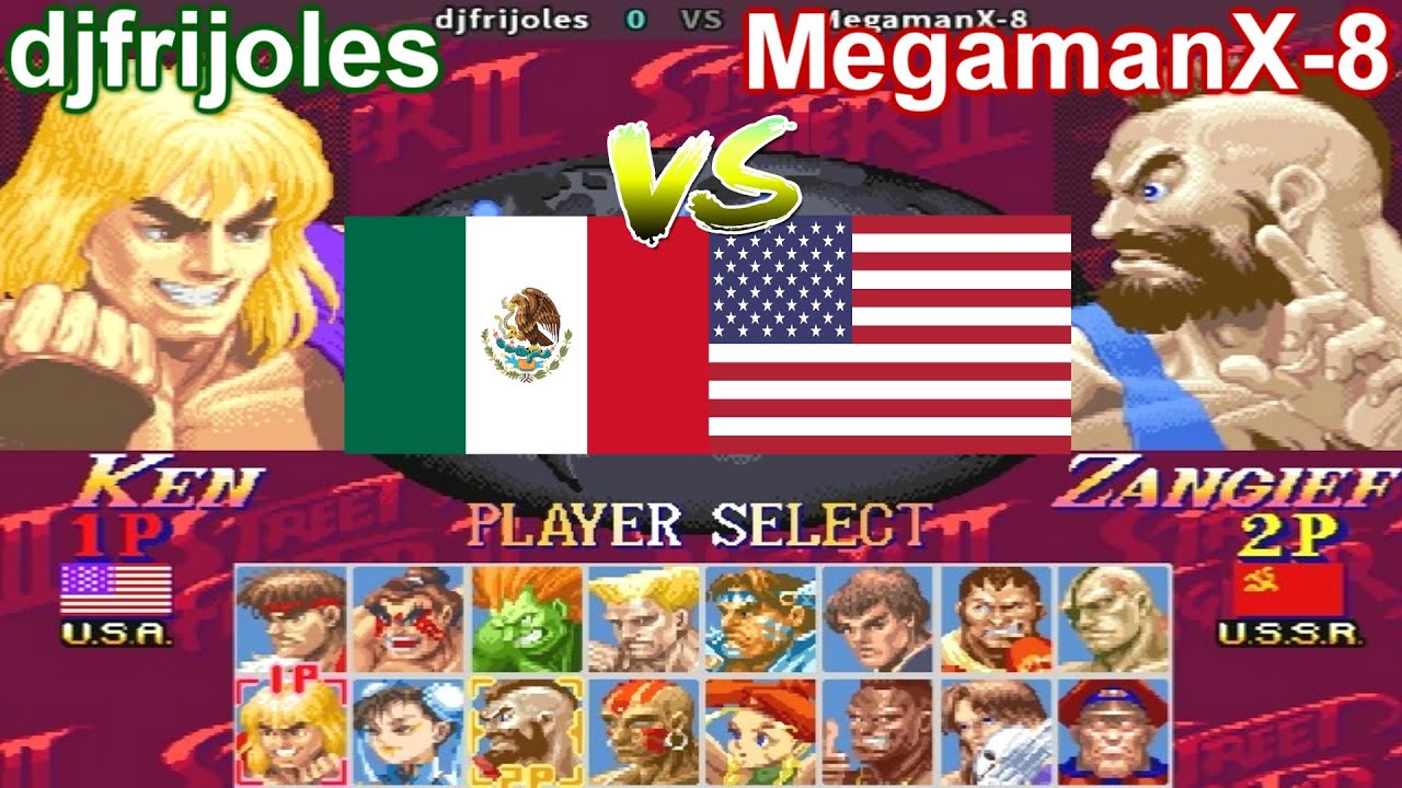 Super Street Fighter II X: Grand Master Challenge - djfrijoles vs MegamanX-8
