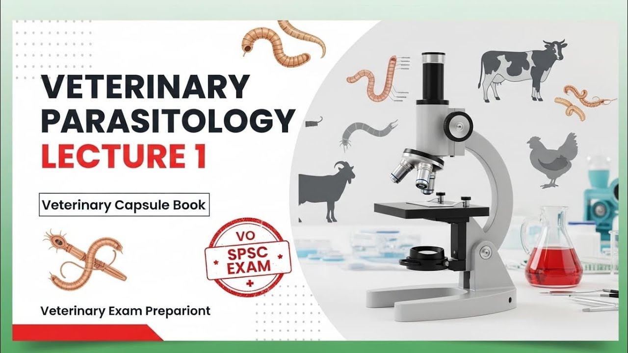 Veterinary Parasitology lecture 1| Veterinary Helminthology| Veterinary Officer Exam SPSC BPS 17 