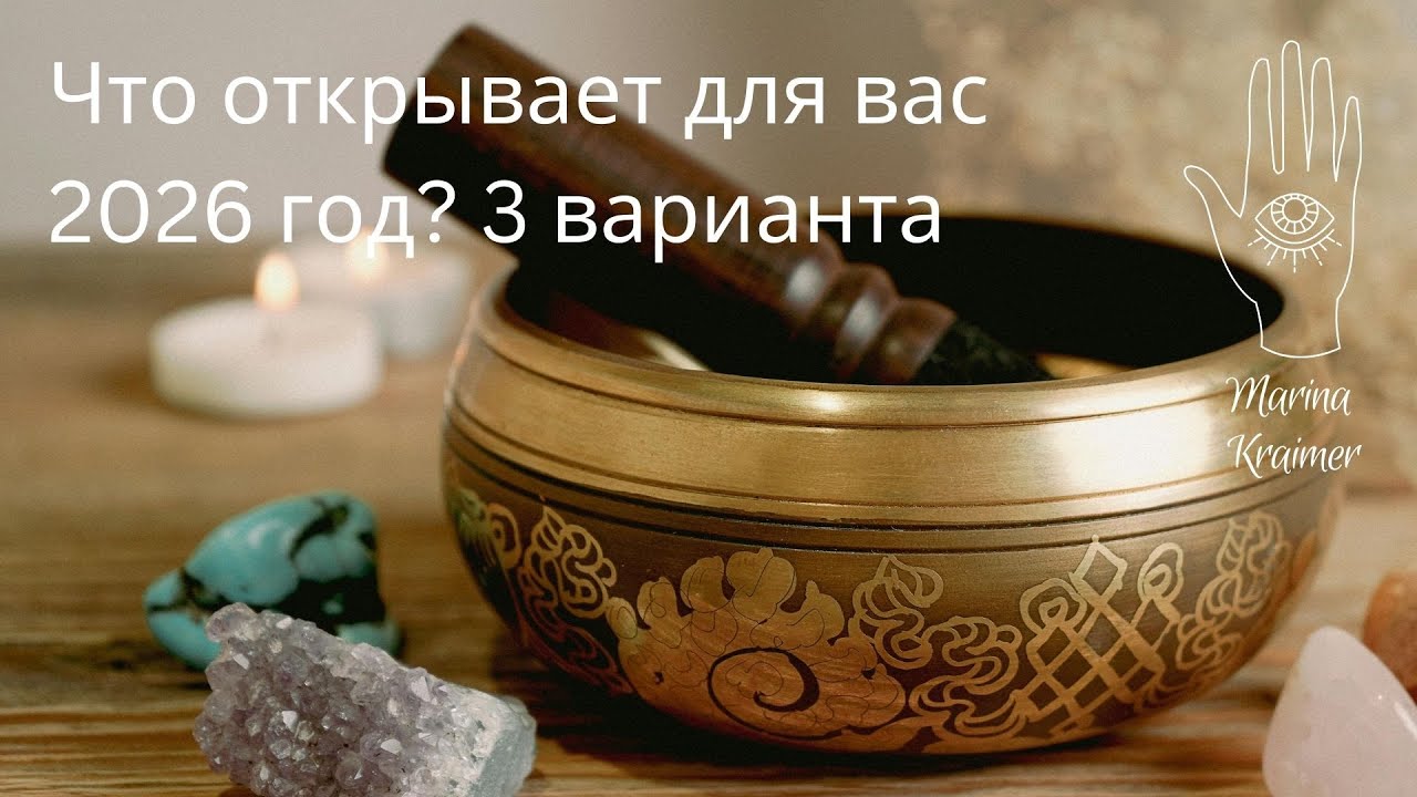 🧚‍♀️💌ЧТО ПЕРЕД ВАМИ ОТКРЫВАЕТ 2026 ГОД? 3 ВАРИАНТА ✨#таро #маринакреймер #таротерапия