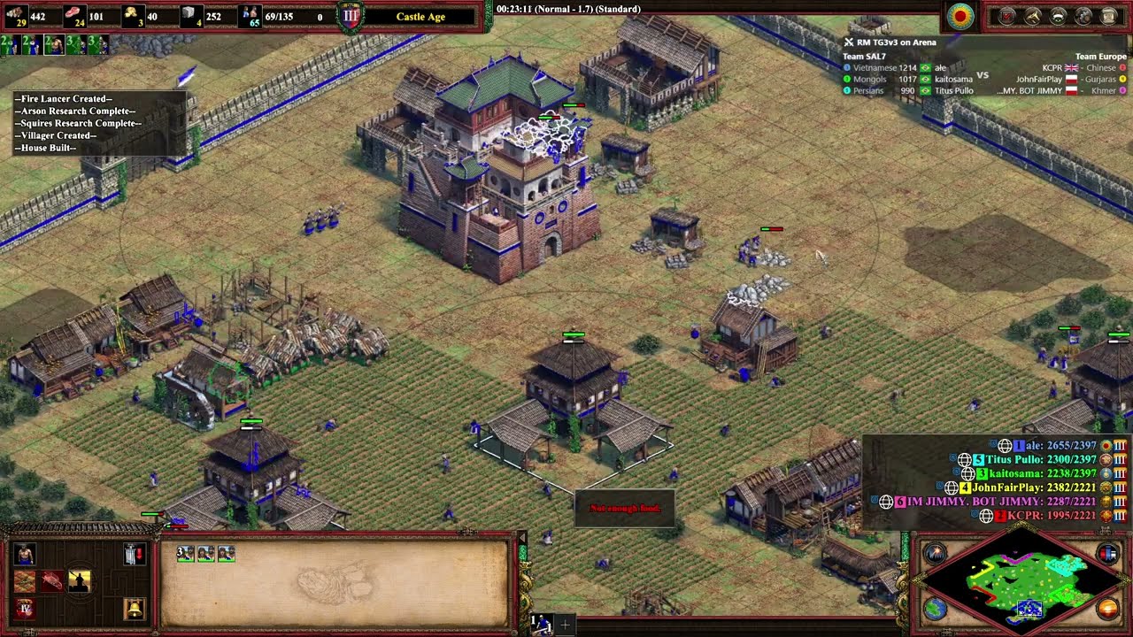 FAFO | 3v3 Arena with Vietnamese | AoE2