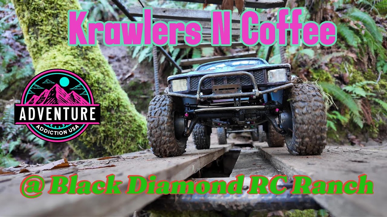 Rc Crawler Scale Adventure Krawlers N Coffee At Black Diamond Rc Ranch In Sutherlin, Oregon