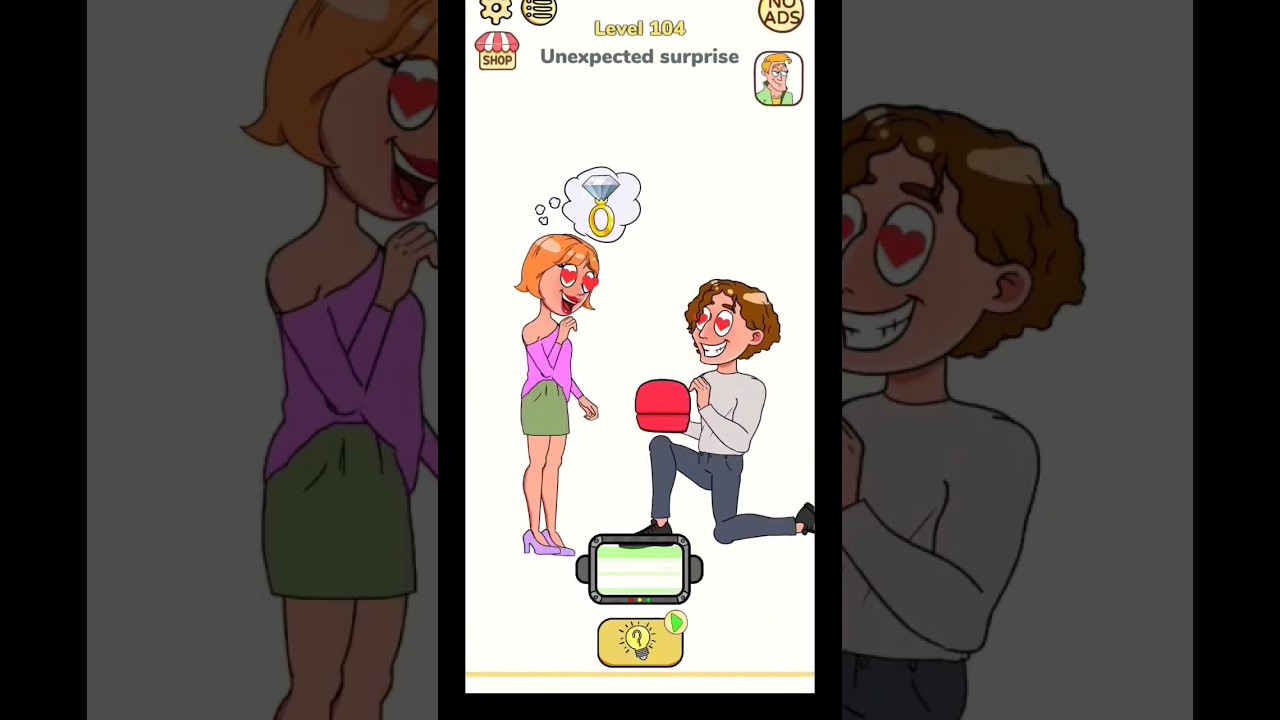 Unexpected Surprise.  brain riddles #level 104 #gaming #ytshort