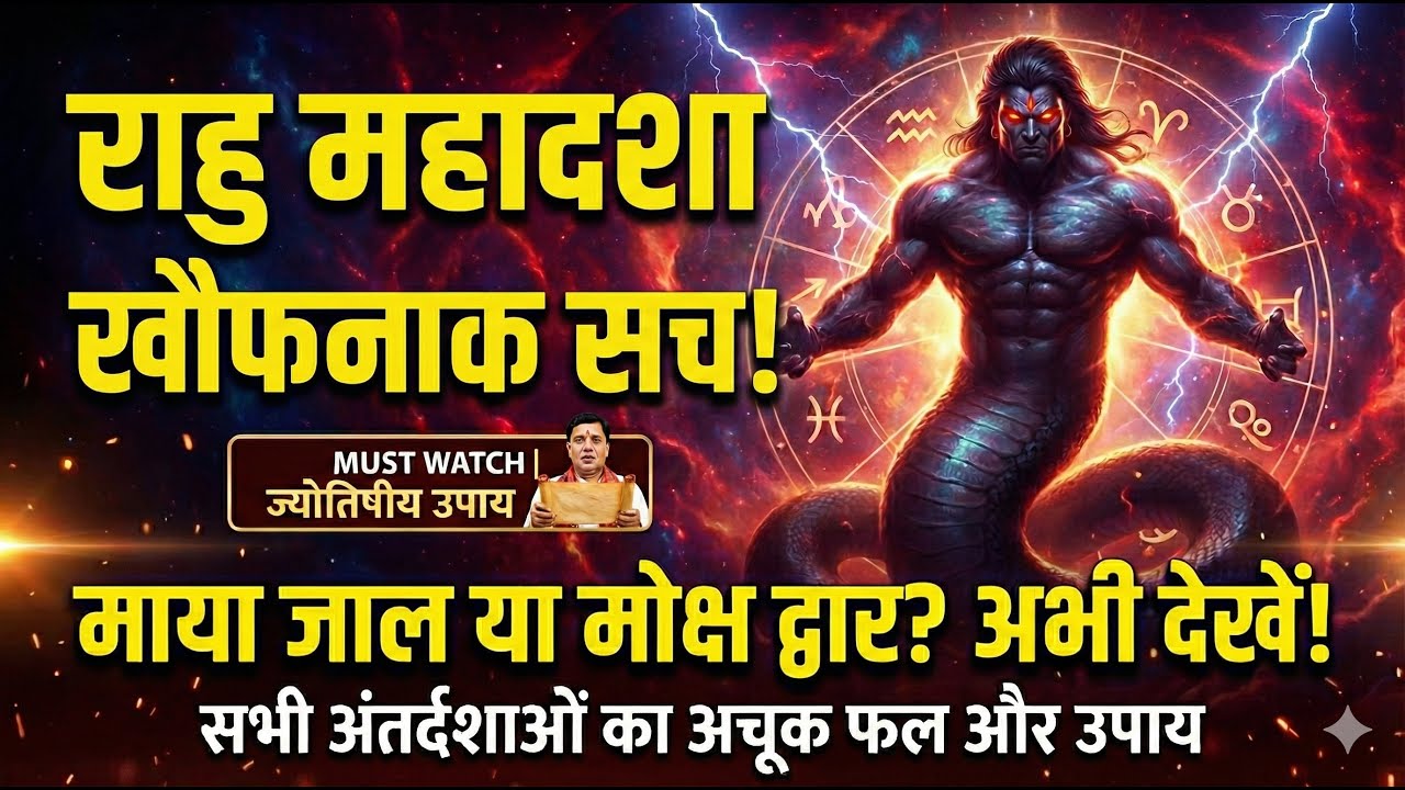 18 साल का संघर्ष या राजयोग? 😱 | Rahu Mahadasha Effects | Rahu Ke Upay | Rahu Dasha | Rahu Antardasha