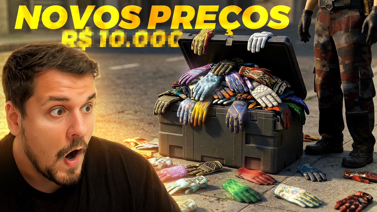 SAIU AS NOVAS LUVAS do CS2 no MERCADO (ISSO VAI MUDAR TUDO!)