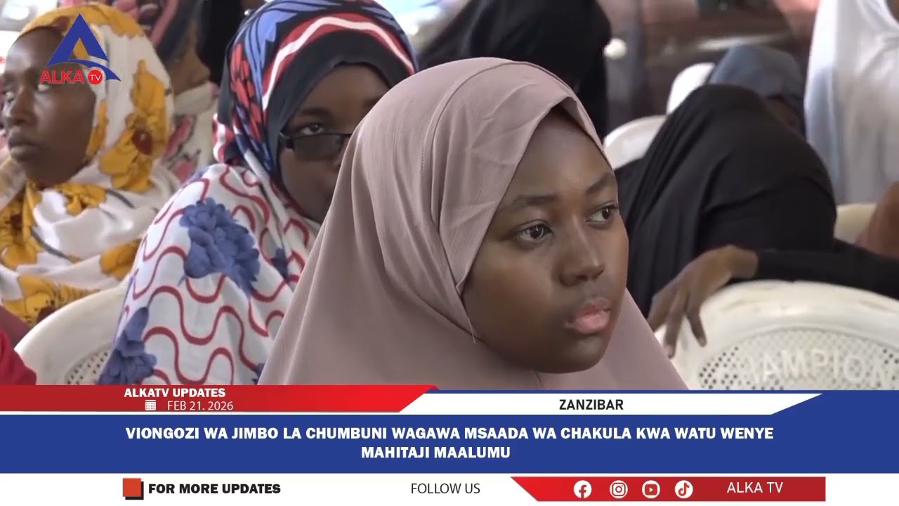Mh Amjadi na Mh Sufiani Viongozi wa Jimbo la Chumbuni wawapiga tafu watu wenye ulemavu wa Jimbo hilo