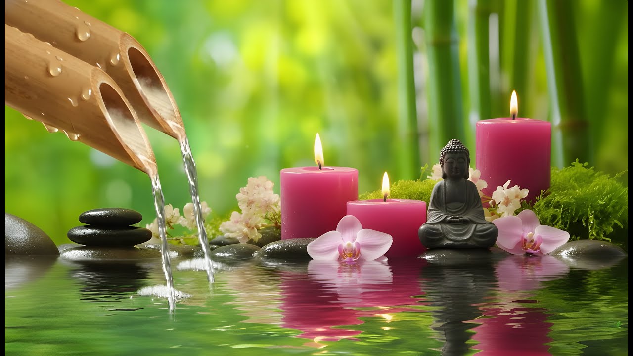Deep Sleep Music with Bamboo Water 🌿 Anxiety, Insomnia & Depression Relief
