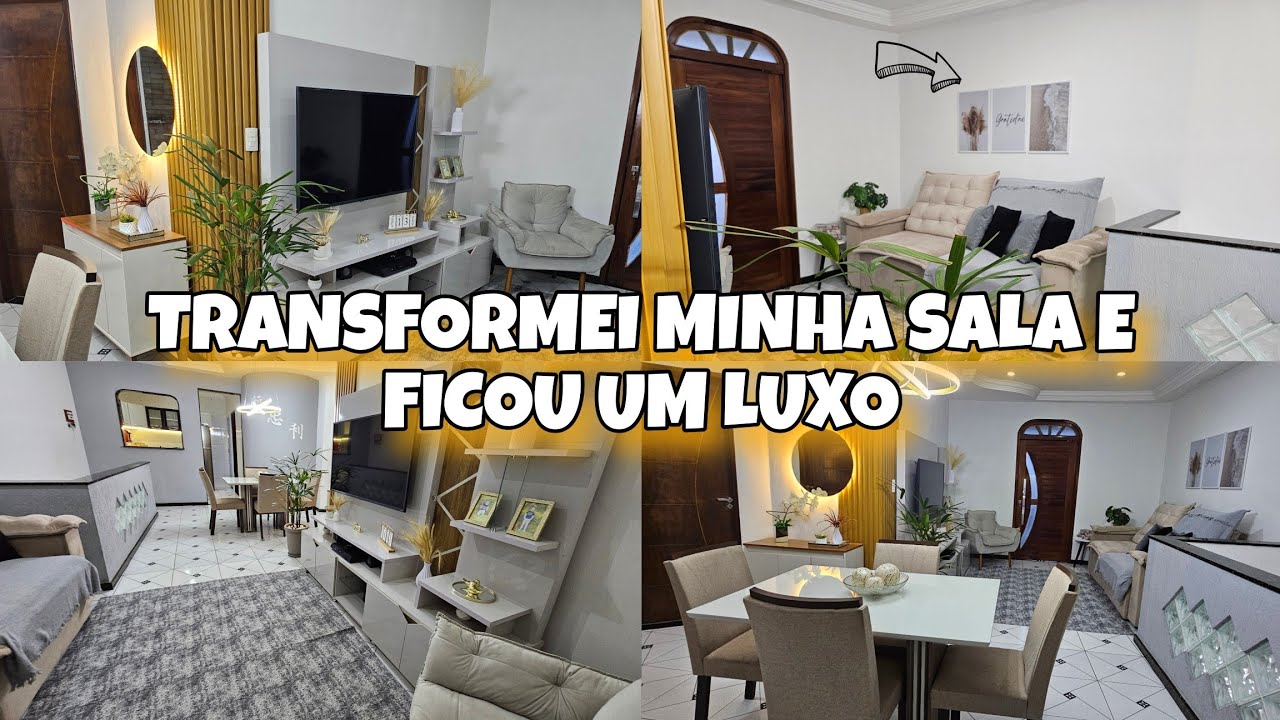MINHA SALA AGORA É OUTRA COM ESSA NOVA DECORAÇÃO DA SHOPEE | LAVEI TUDO E FICOU BRILHANDO