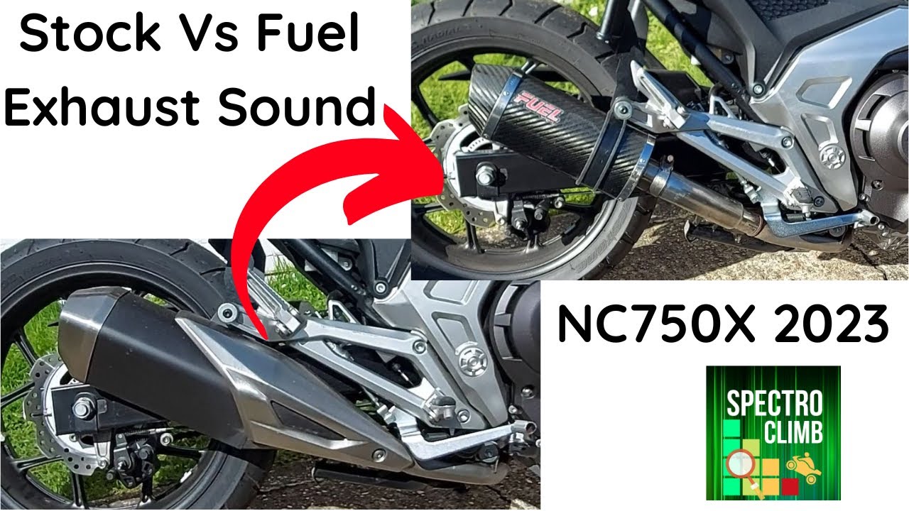 STOCK Vs FUEL DIABLO EXHAUST | NC750X 2023