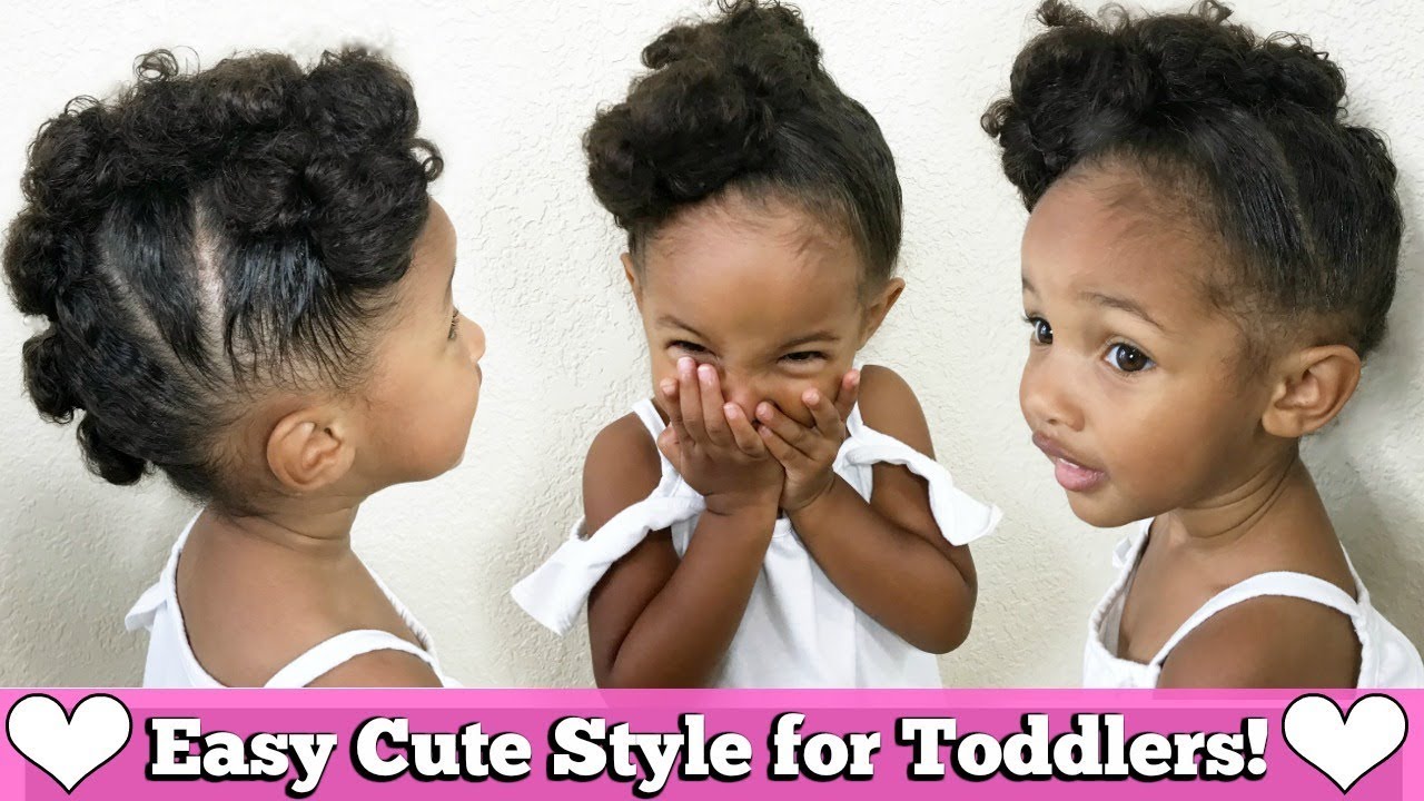 Cute Bubble Braid Hairstyle for Toddlers | GlamFam