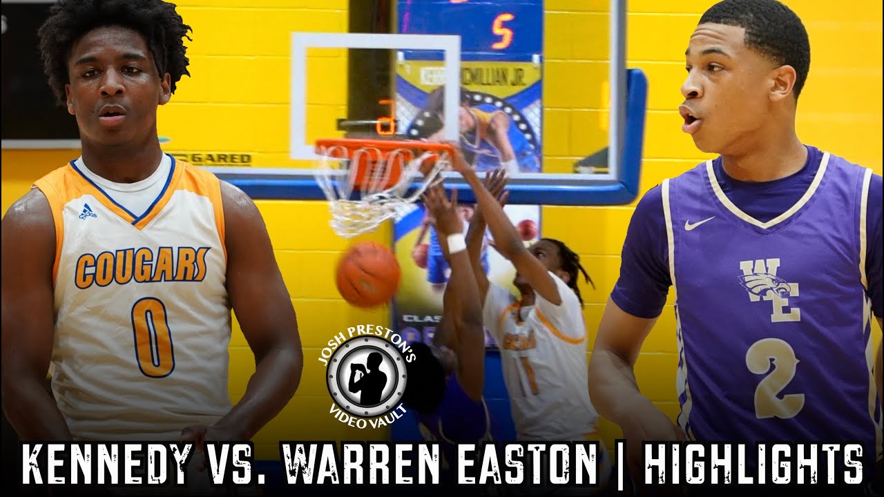 Kennedy vs. Warren Easton (HIGHLIGHTS) || Kentrell Fulton Goes Off, Malik Miner puts down dunks!