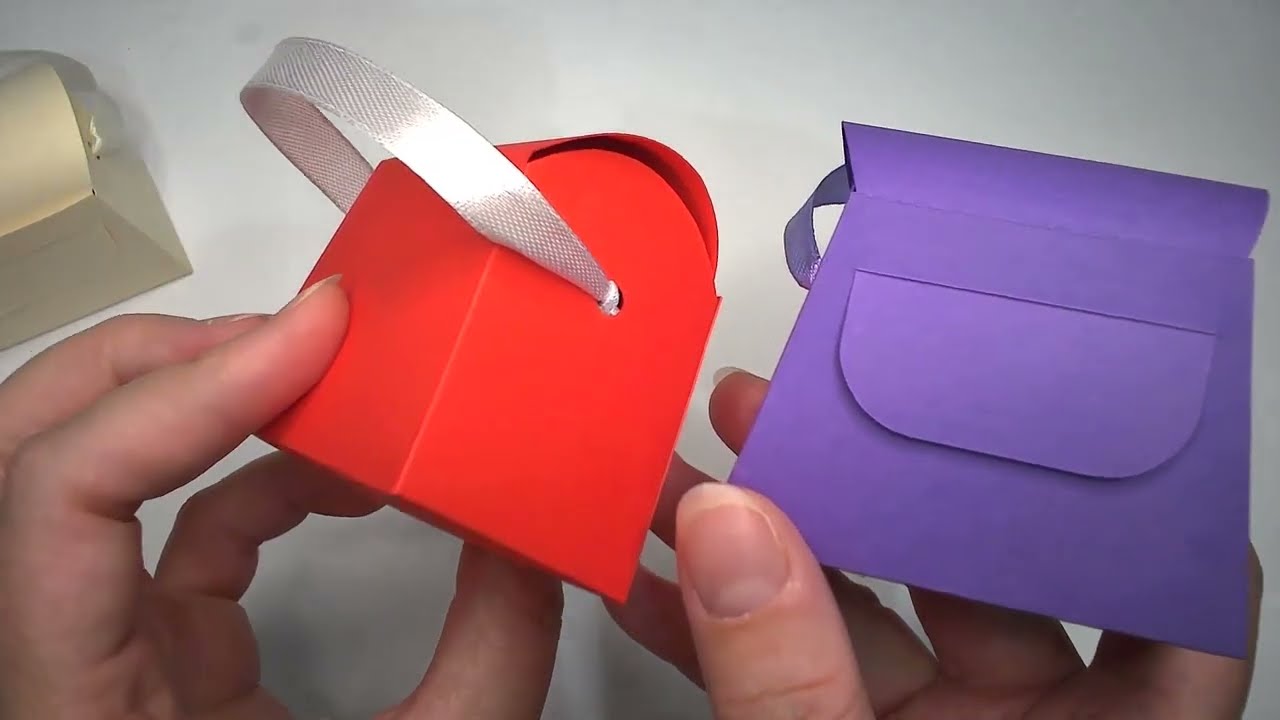 DIY Pretty Hannah Purse Box Template Tutorial