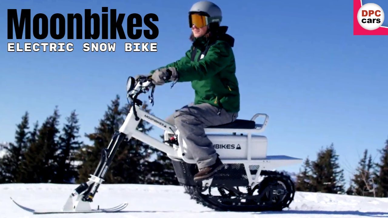 Moonbikes is the worlds first electric Snow Bike