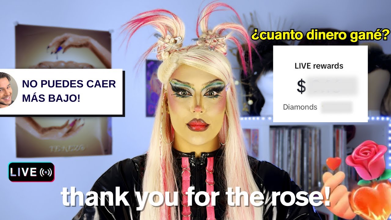 Hago NPC en DRAG durante 1 HORA en TIKTOK | @CloverBish