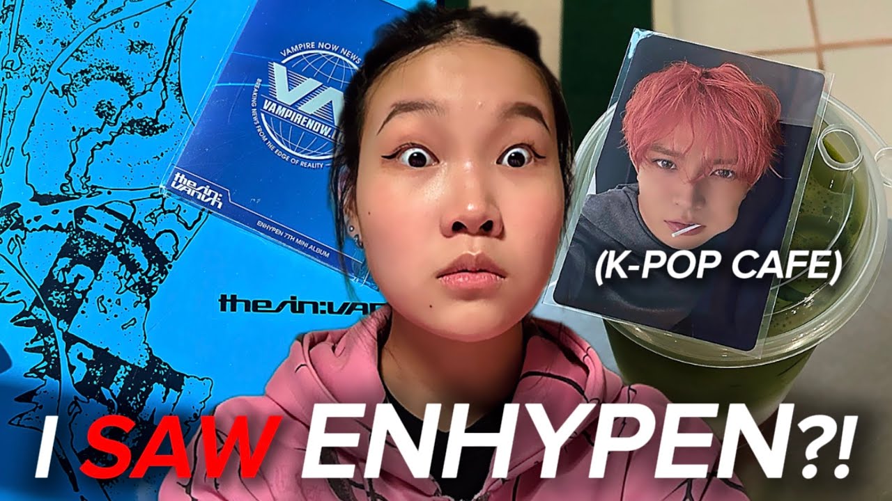 Я увидела Enhypen в K-pop кафе… (распаковка)