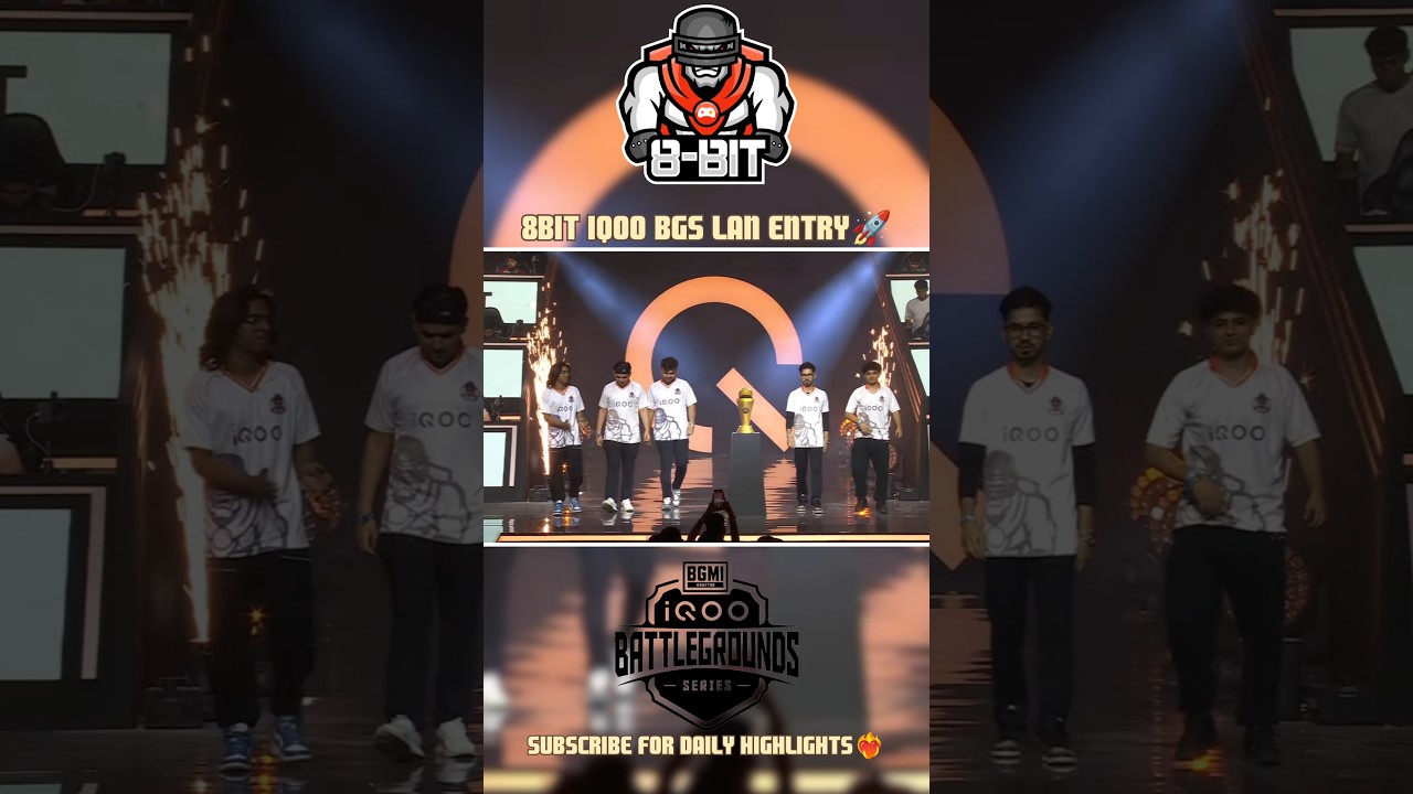 8bit Iqoo Bgs Lan Entry🚀#saumraj #8bit #s8ul #spower #bgmiesports