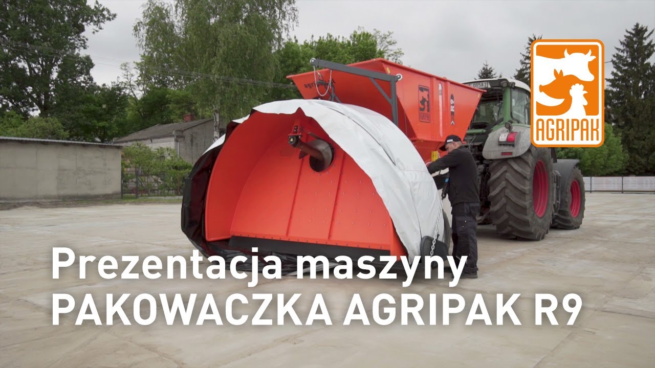 Prezentacja maszyny PAKOWACZKA AGRIPAK R9
