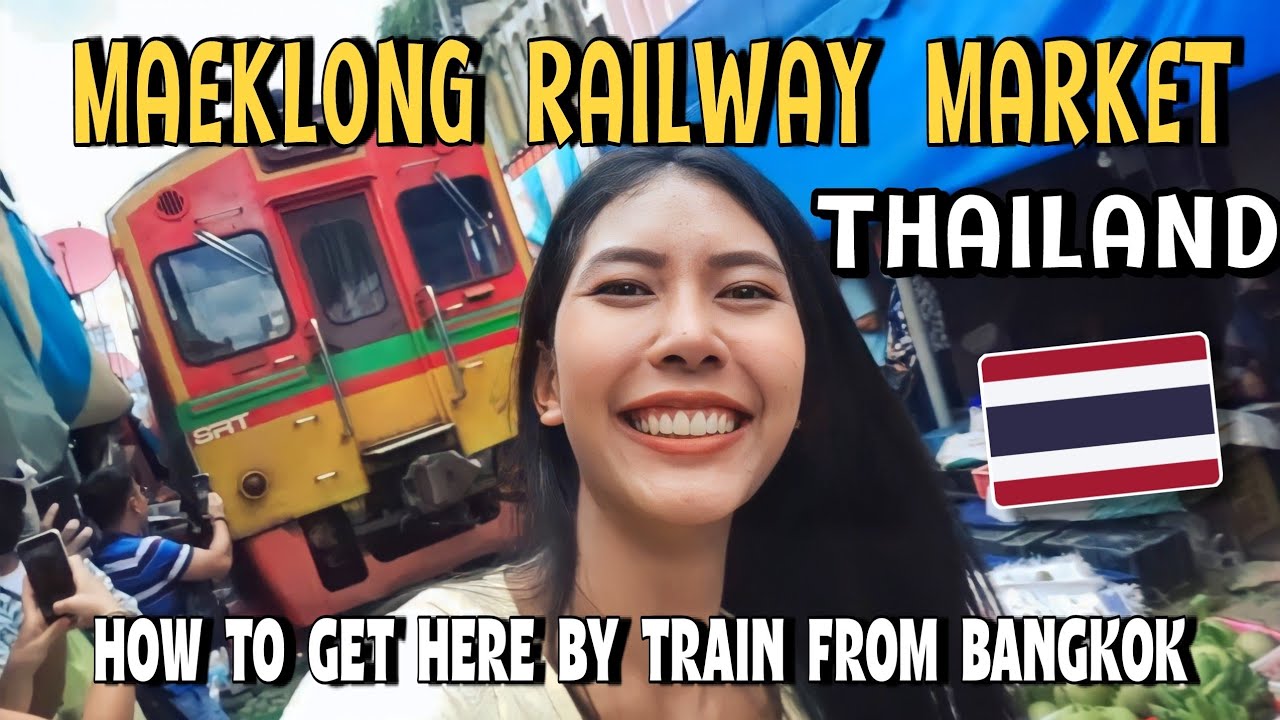 🇹🇭 How to Get To Maeklong Railway Market and Amphawa Floating Market by Train from Bangkok