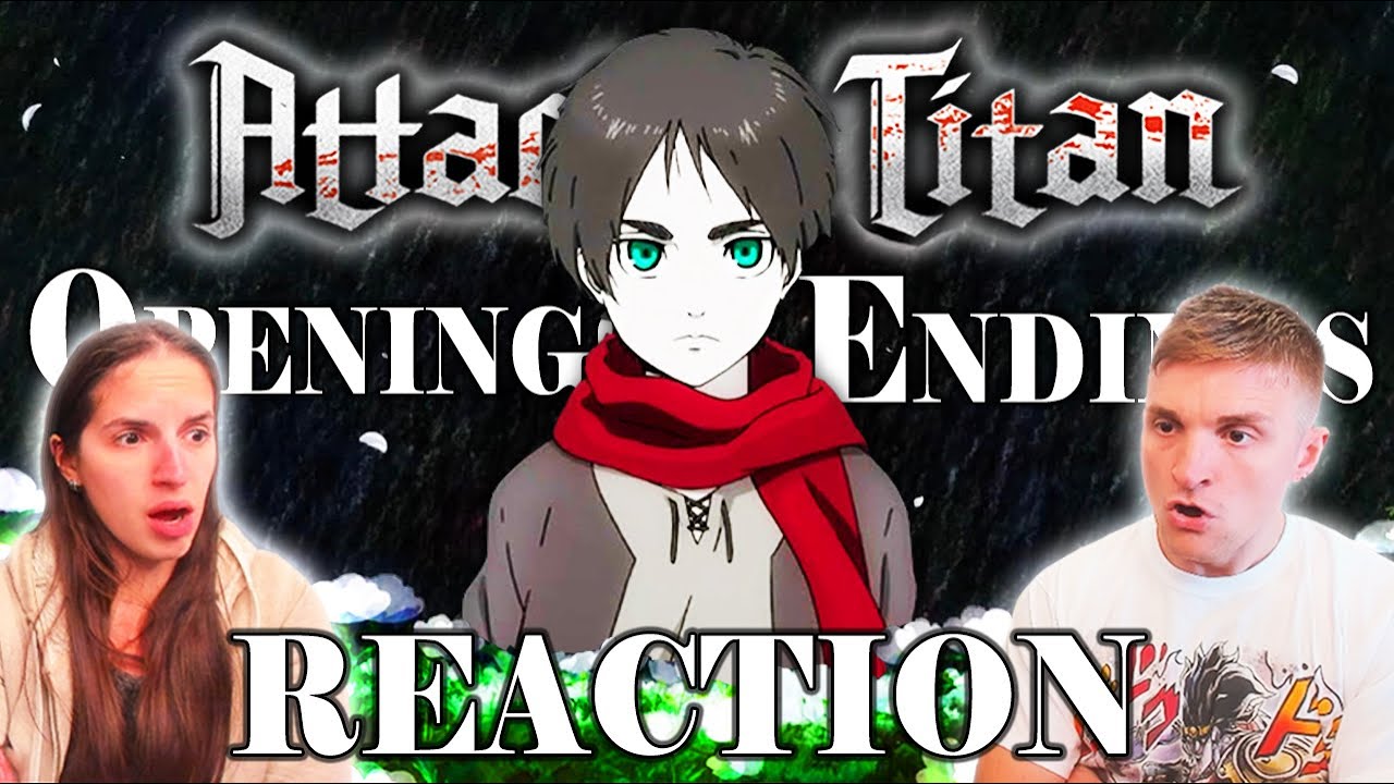 Reaction alle OPENING / ENDING! - Attack on Titan Reaction ITA