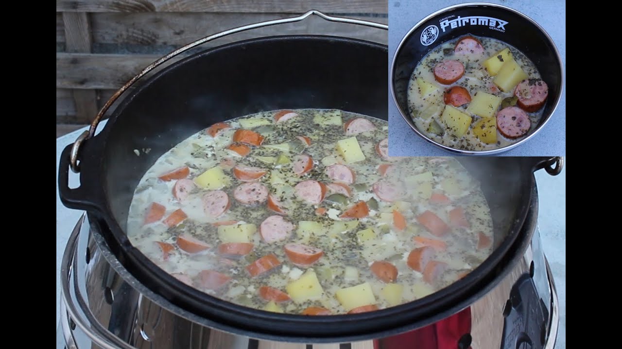 Saure Gurken Suppe mir Krakauer