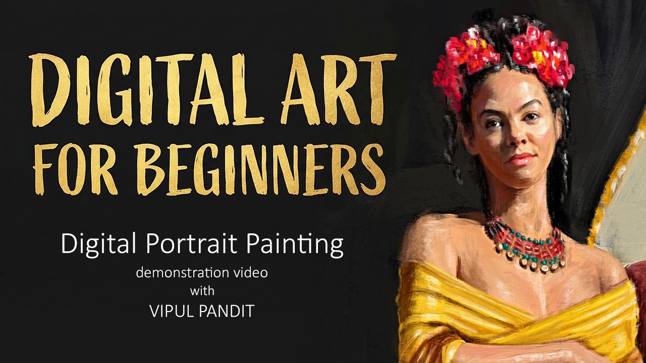 Frida Kahlo | Digital Painting Tutorial | Wacom Tablet | Corel Painter Giveaway Contest