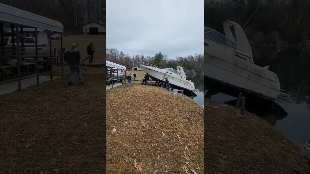Sketchy boat launch!
