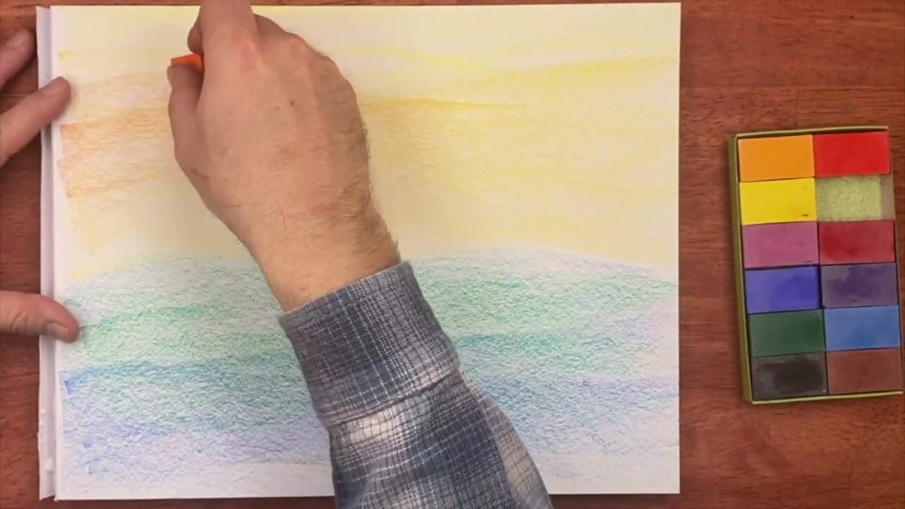 Free Homeschool Block Crayon Drawing Lesson