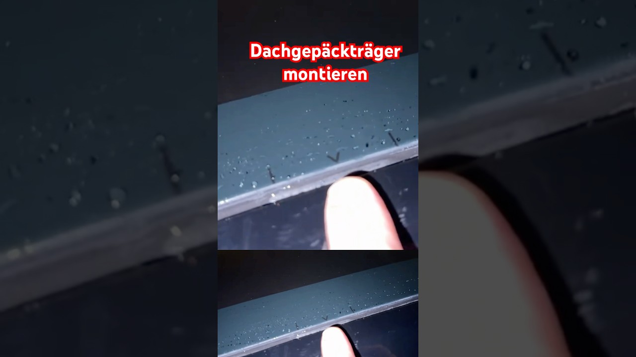 Dachträger an Model Y montieren (Teil 1) richtige Stelle finden
