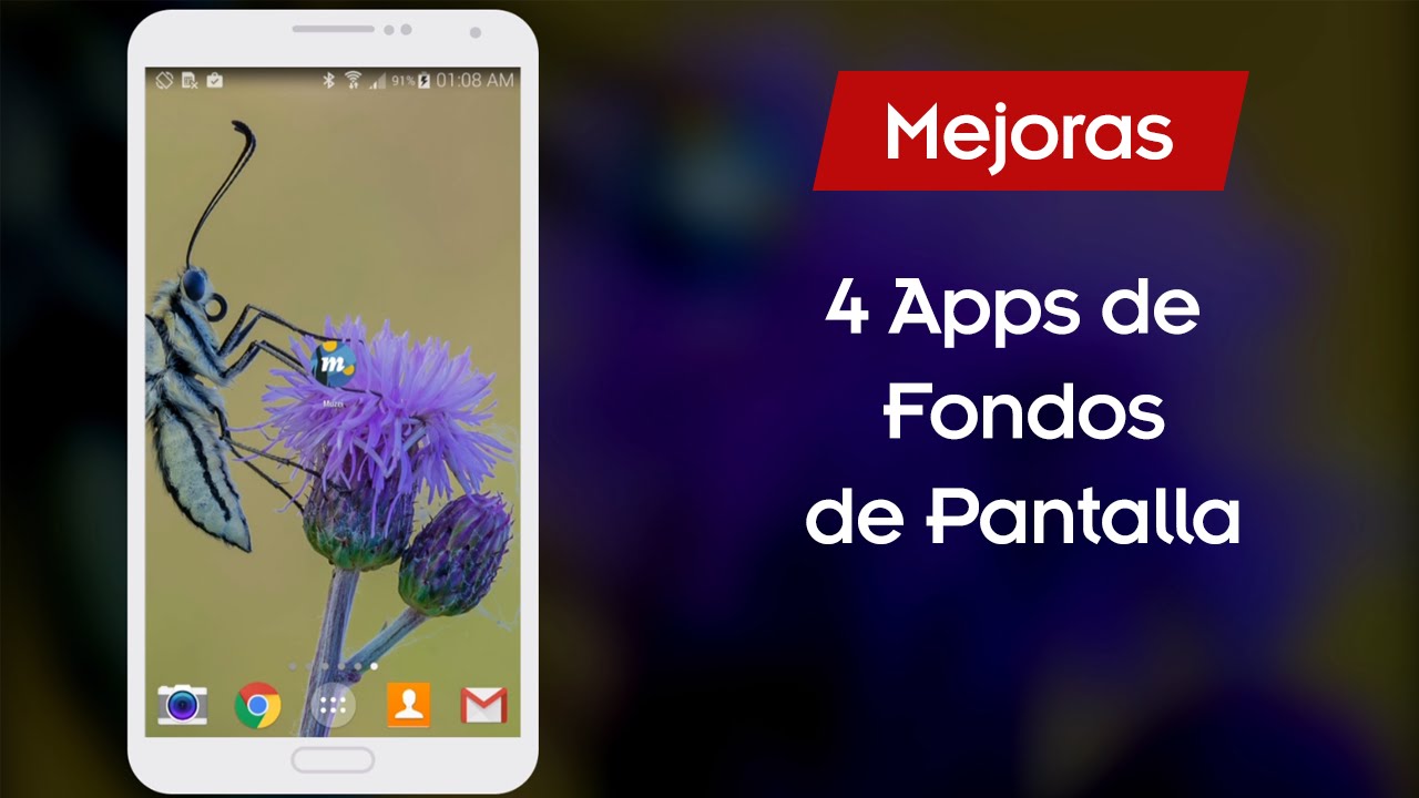 4 Apps de Fondos de Pantalla