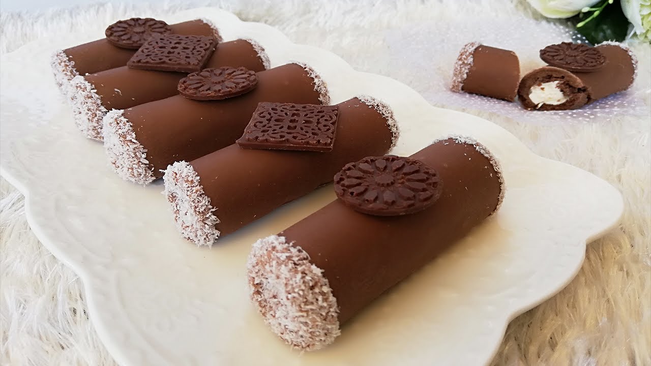 حلويات العيد2022/ سيقار بموس الجوزية من أروع و أبن الوصفات و شكل راقي