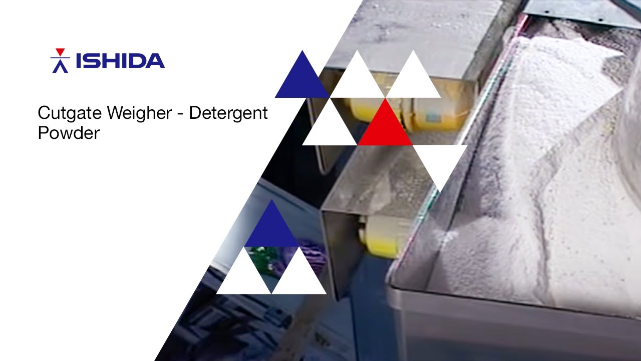 Ishida Cutgate Weigher. Application: Detergent Powder