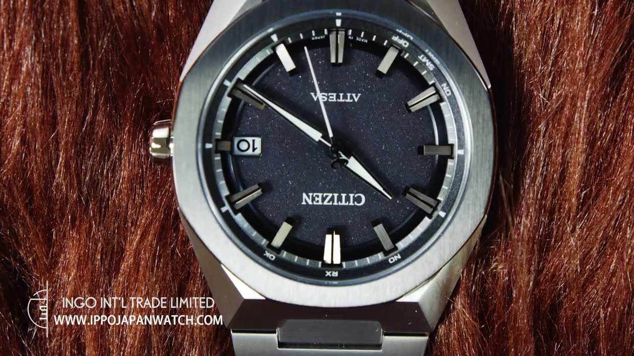 Citizen  ATTESA CB3044-55E Eco-Drive Solar Power Radio Controlled Watch |   IPPO JAPAN WATCH