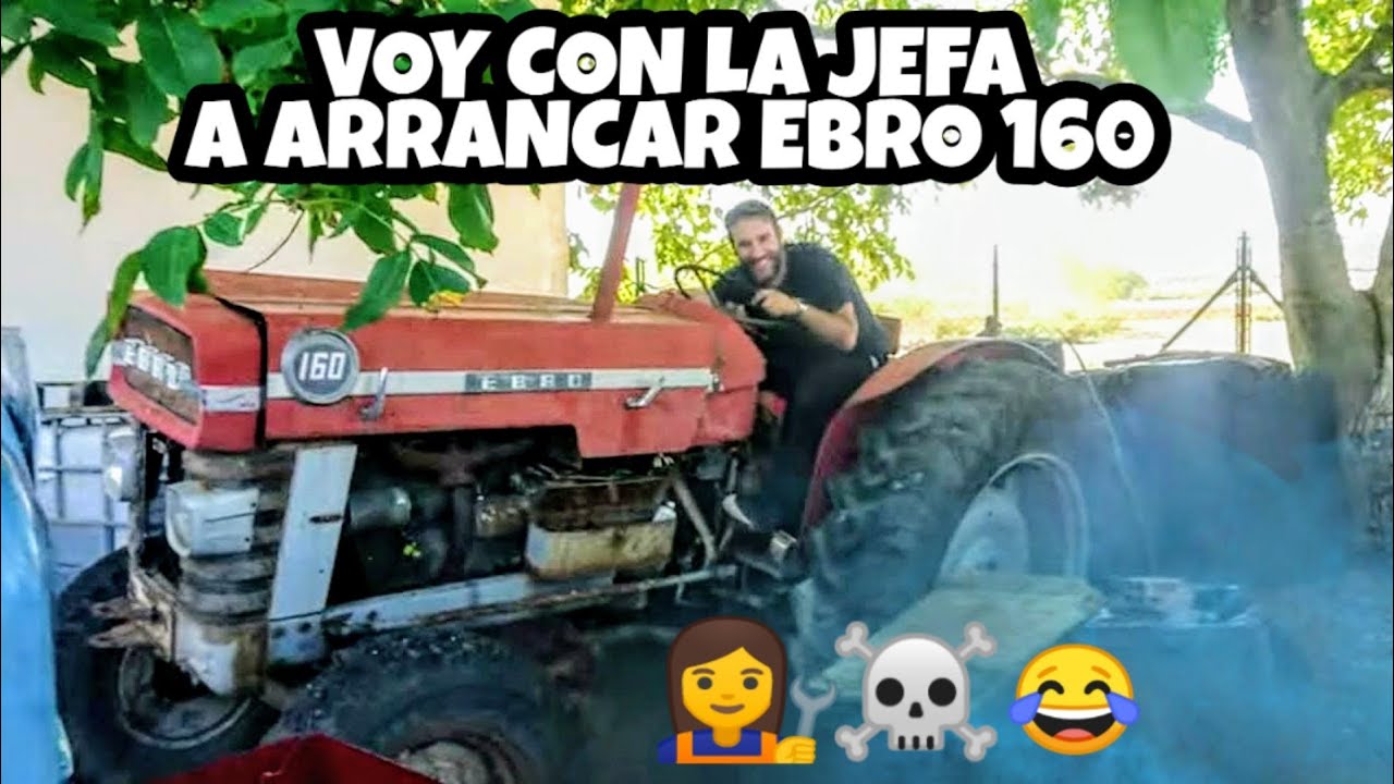 ARRANCAR&Aacute; 💥TRACTOR ANTIGUO EBRO 160? Voy con la JEFA💃 Old Tractors🚜 Cold start after years