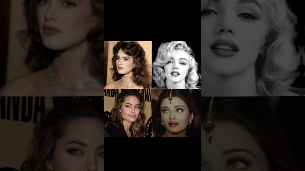 ICONS! #voguepop #celebrity #angelina #aishwarya #marilyn #shorts #fyp #aura #actress #90s #beauty