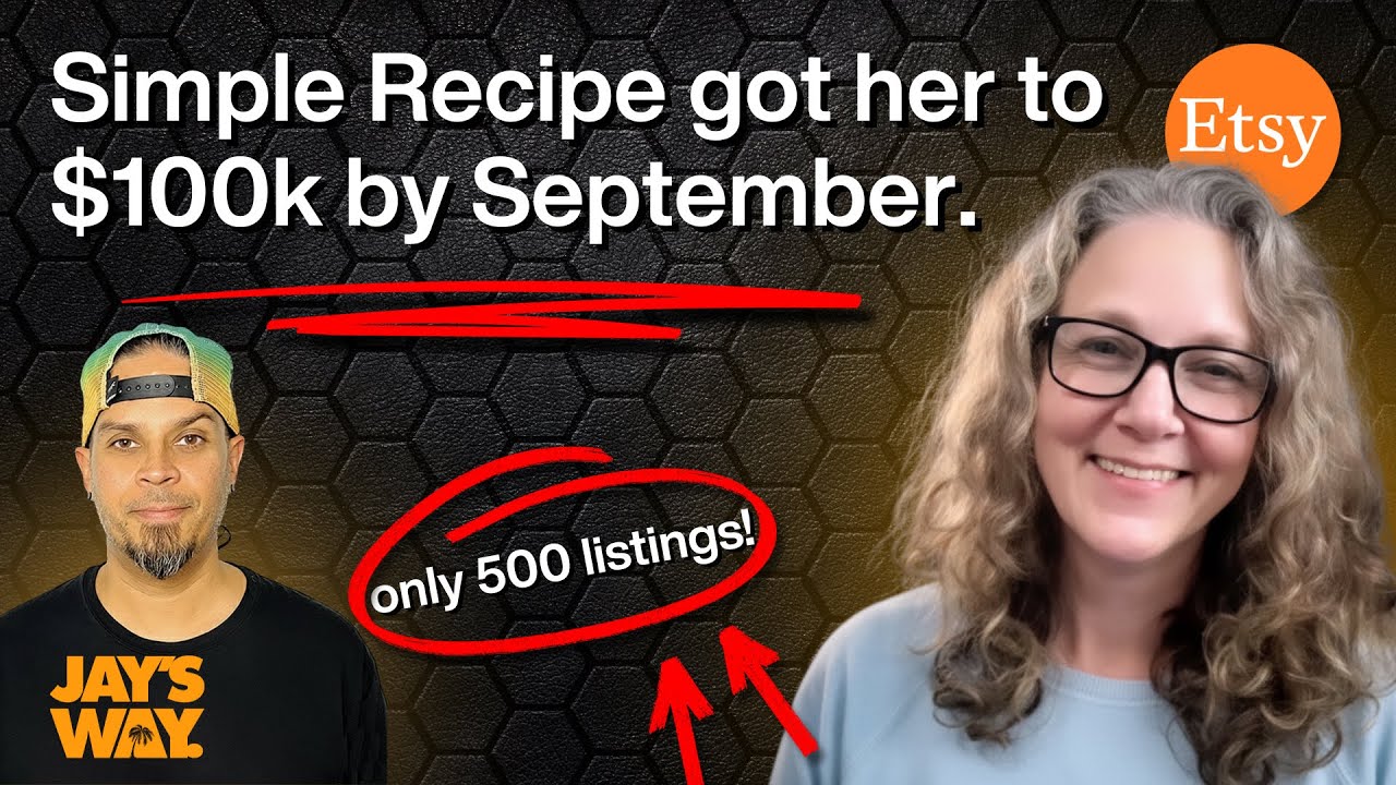 She Made $100,000 on Etsy in the first 9 months of 2025!
