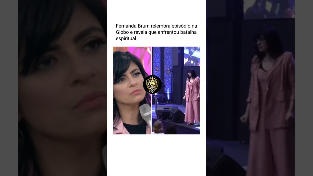 FORTE TESTEMUNHO DE EXPERI&Ecirc;NCIA ESPIRITUAL DA CANTORA FERNANDA BRUM COM UM BRUXO NA GLOBO. ASSISTA!