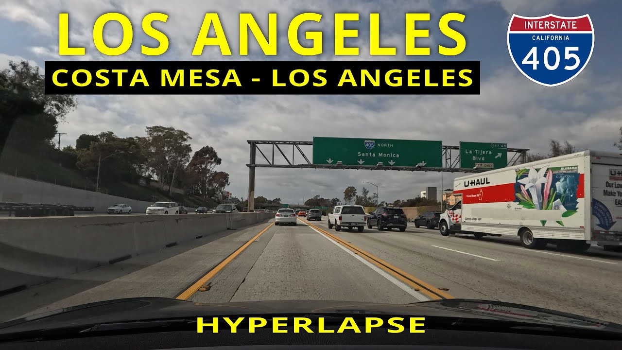 I-405 | Los Angeles | Costa Mesa to Los Angeles | 5x Hyperlapse