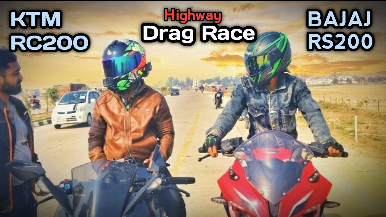 2021 KTM  RC 200 BS6 Vs Rs 200 Bs4 Drag Race || Highway Long Race || Never Before #rishavroc